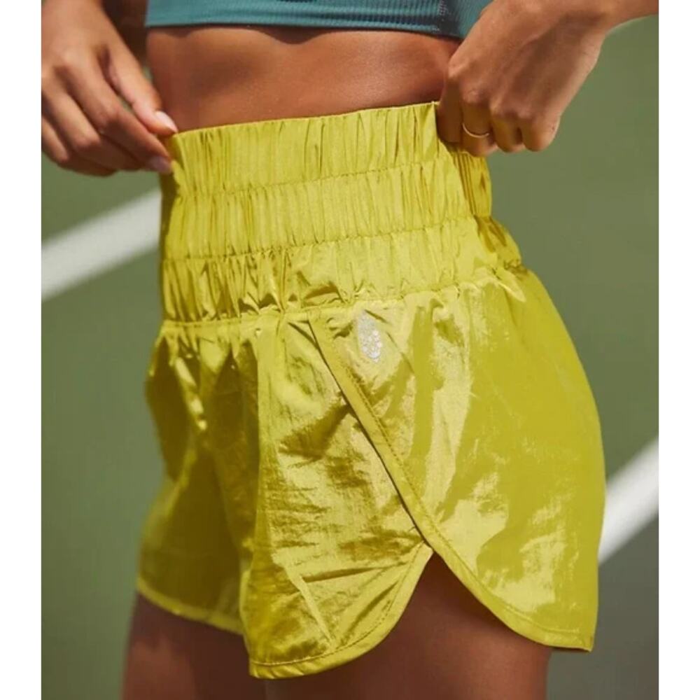 Free People S yellow the way home shorts
